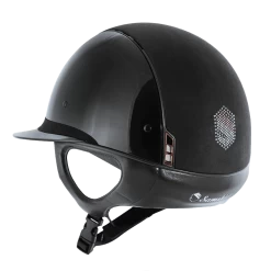 Riding Helmet MS SG, Top Alct Mtl Rose Shield Sw, FB Alct, Trim Matt, Blazon Rose Gold -Equestrian Supplies Shop schwarz 1 1280x1280