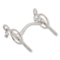 Liverpool Curb Bit Fine Line With Short Pulls