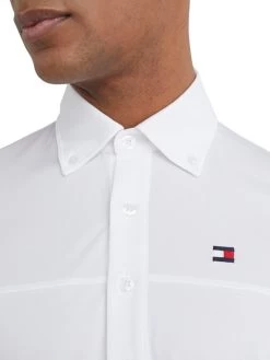 Men's Competition Shirt Performance SS22 -Equestrian Supplies Shop tommy hilfiger equestrian turniershirt herren performance th optic white 2 1280x1280