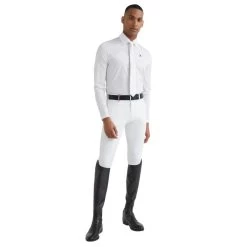 Men's Competition Shirt Performance SS22 -Equestrian Supplies Shop tommy hilfiger equestrian turniershirt herren performance th optic white 3 1280x1280